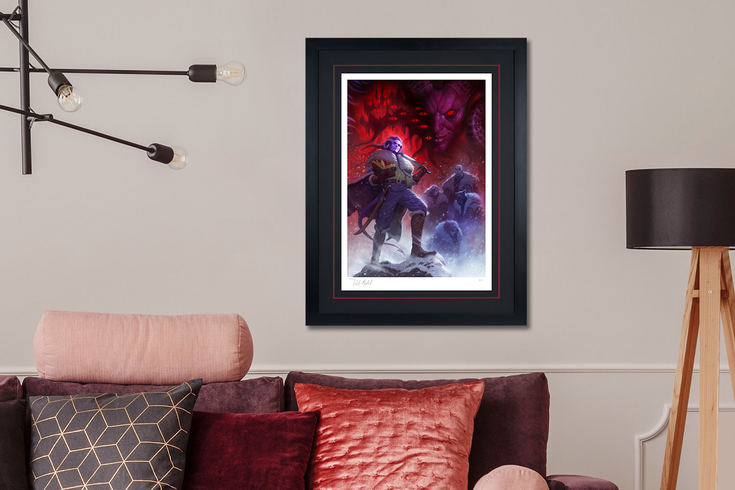 Sideshow Collectibles Critical Role Lucien The Tombtakers: The Path to Cognouza Art Print