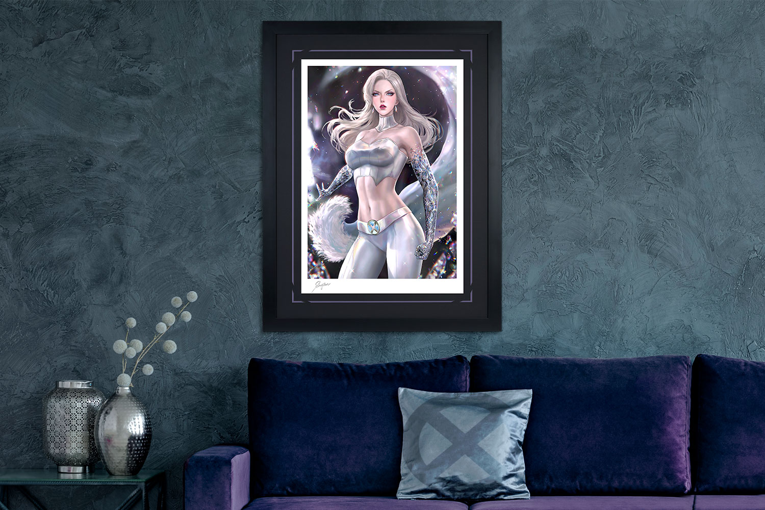 Sideshow Collectibles Marvel Emma Frost Emma Frost Art Print
