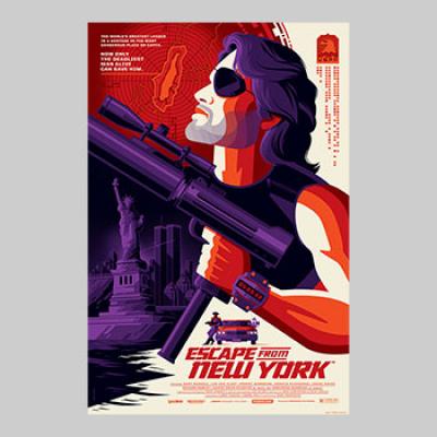 Escape From New York art print