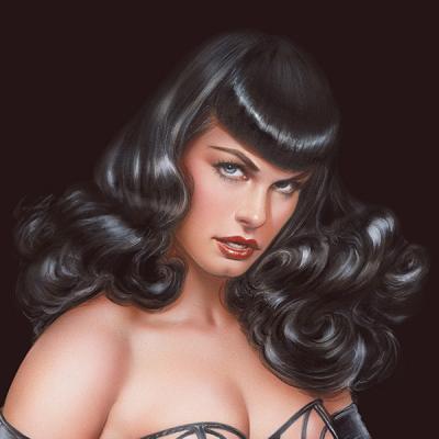 Bettie Page: Love Hurts art print