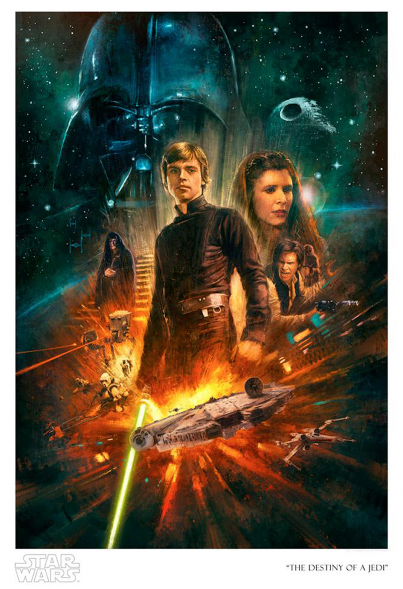 The Destiny of a Jedi Art Print by ACME Archives