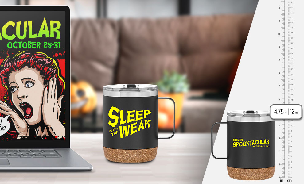 Gallery Feature Image of Sleep is for the Weak Tumbler Travel Mug - Click to open image gallery