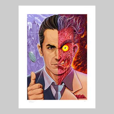 Two-Face art print