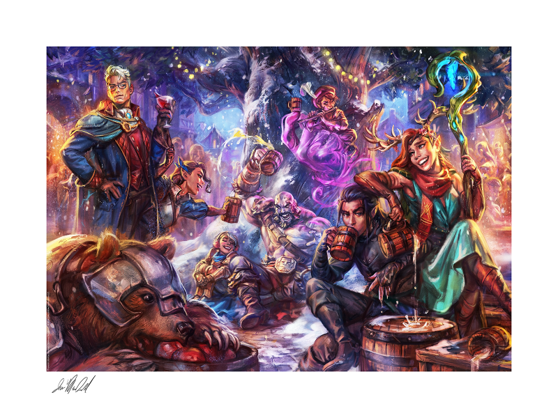 Vox Machina: Winter's Crest at Whitestone Art Print by Sideshow Collectibles