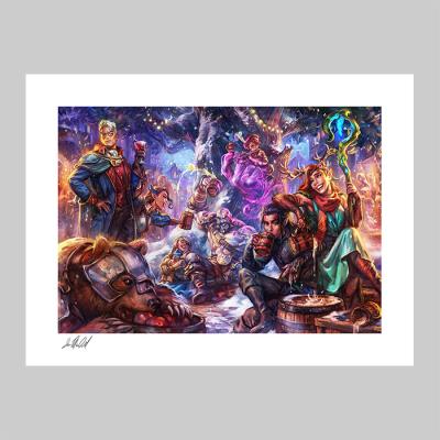 Vox Machina: Winter's Crest at Whitestone art print