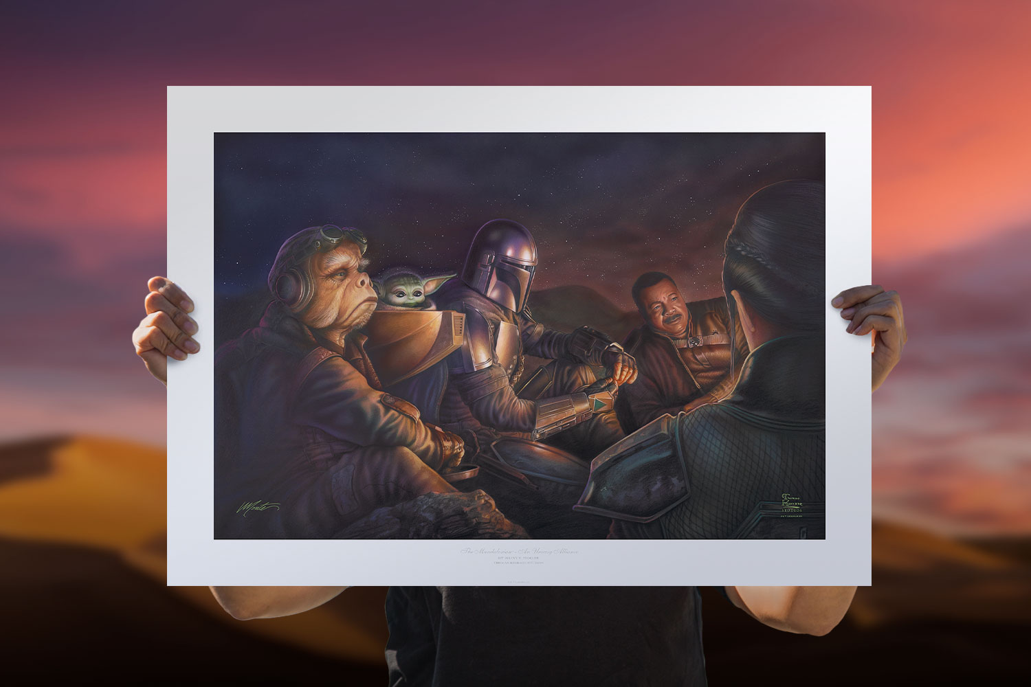 An Uneasy Alliance Star Wars Art Print