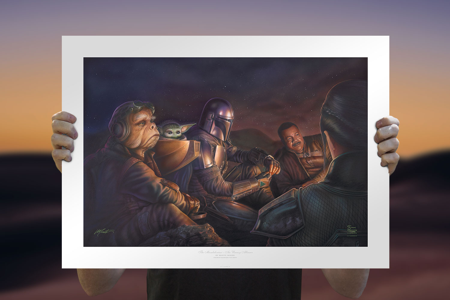 An Uneasy Alliance Star Wars Art Print