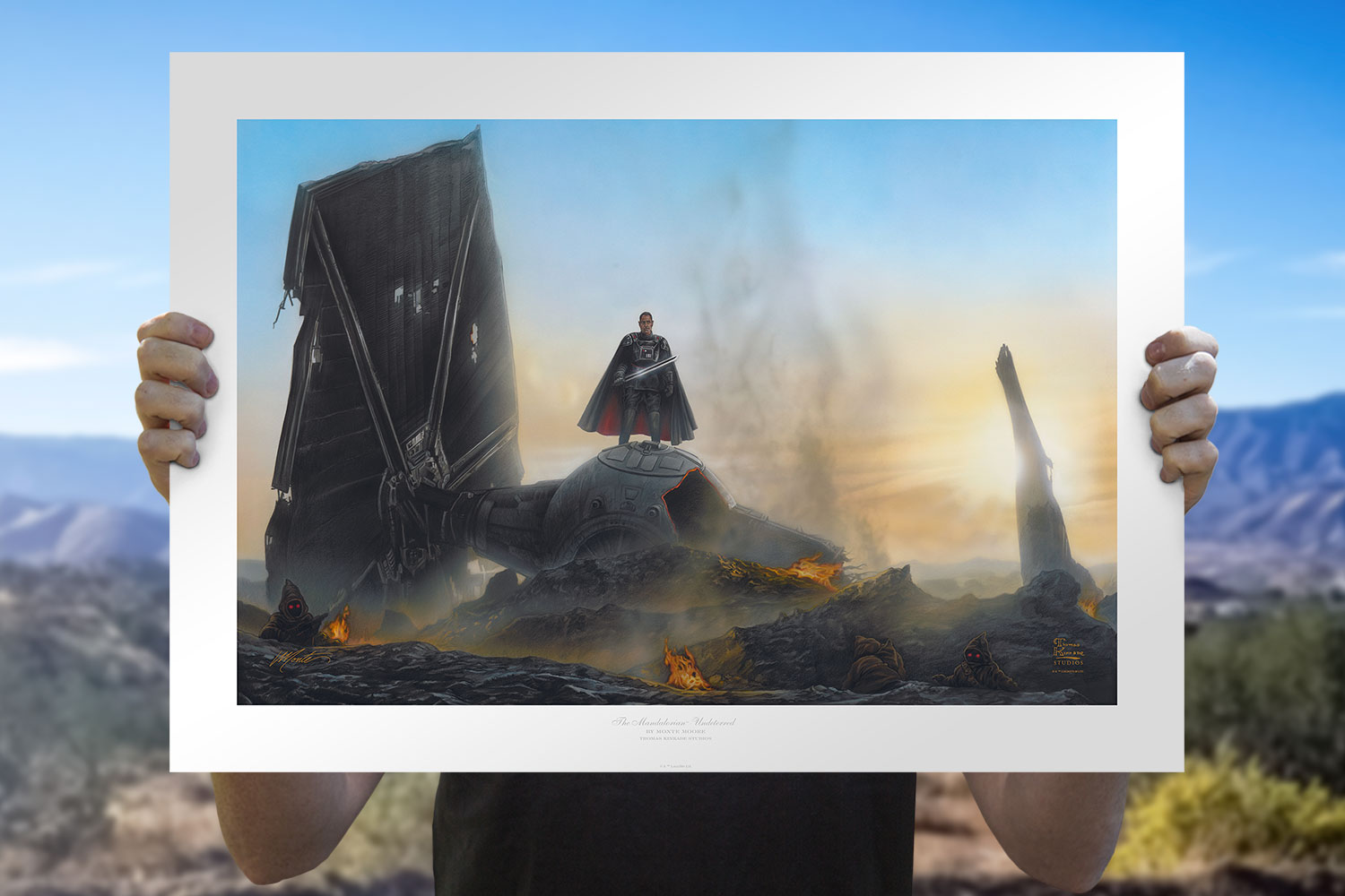 Undeterred Star Wars Art Print