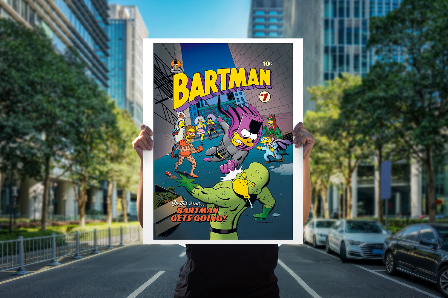 Bartman The Simpsons Art Print