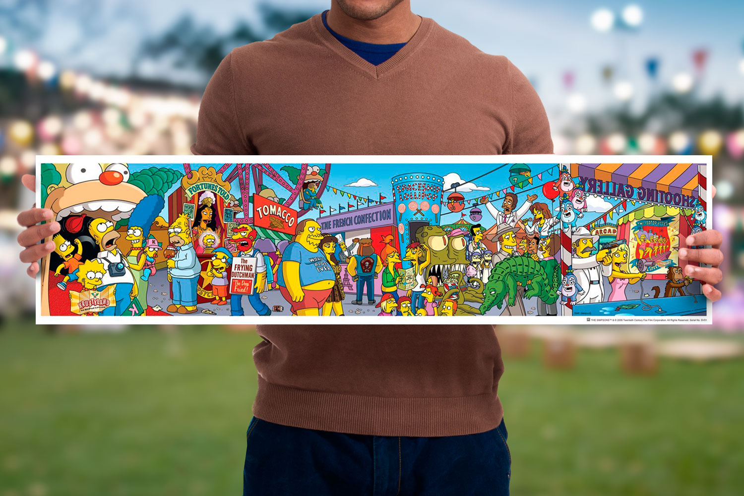 Day at Krustyland The Simpsons Art Print