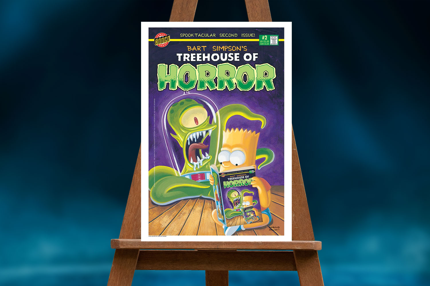 Treehouse of Horror #2 The Simpsons Art Print
