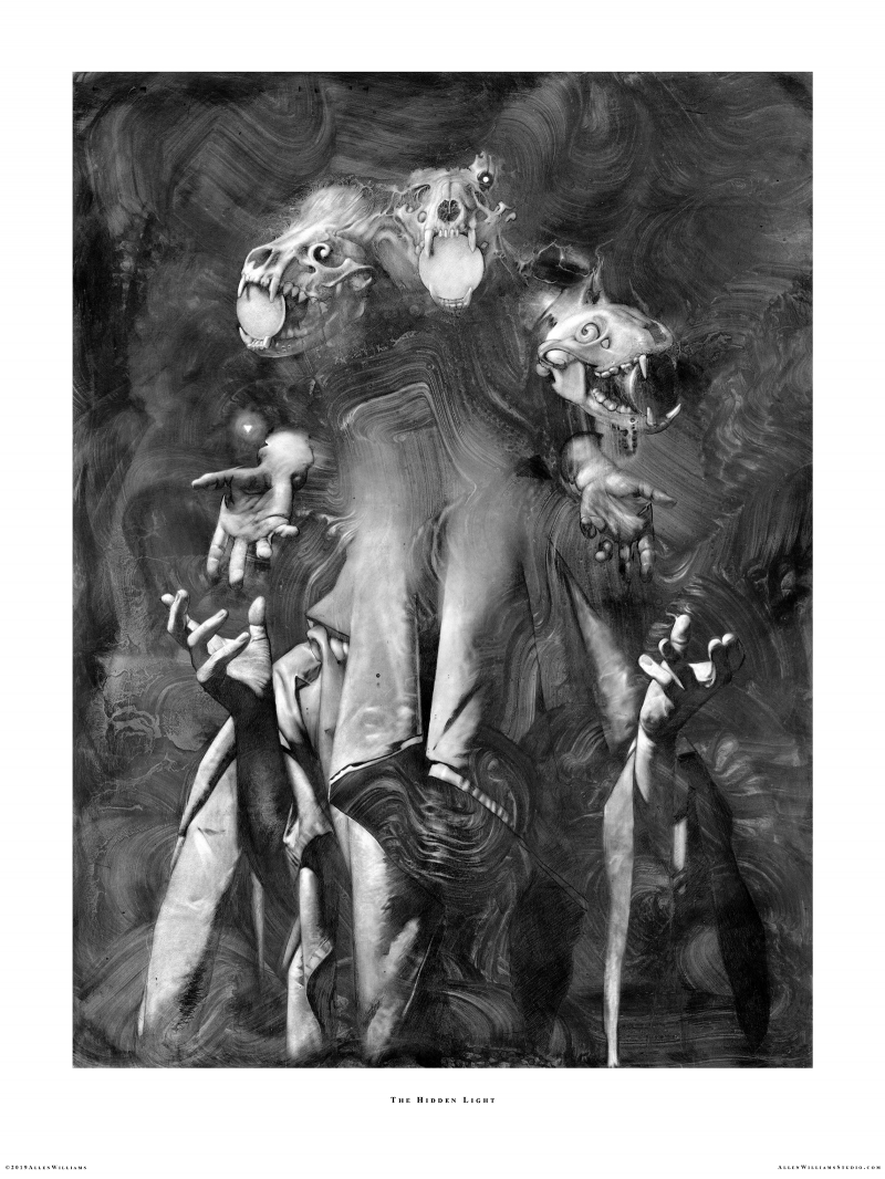 The Hidden Light Art Print by Allen Williams Studio