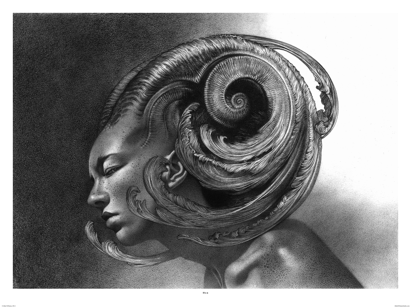 Her Art Print by Allen Williams Studio