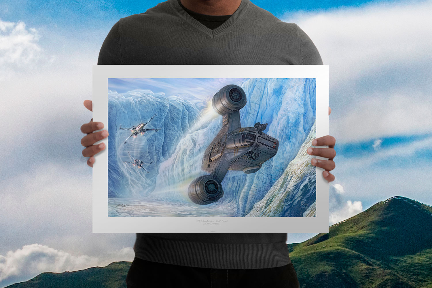 Cold Pursuit Star Wars Art Print