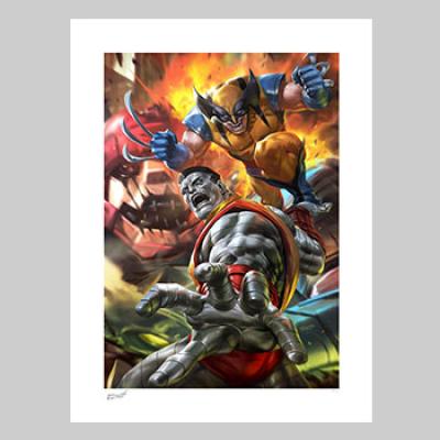 Wolverine & Colossus: Fastball Special! art print