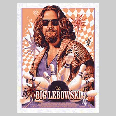 The Big Lebowski Foil Variant art print