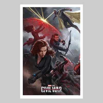 Captain America: Civil War (Part I) art print