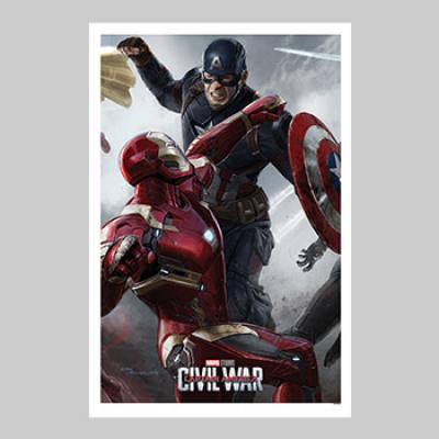 Captain America: Civil War (Part II) art print