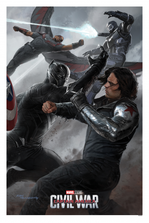Civil War III - Unframed - 16 x 24