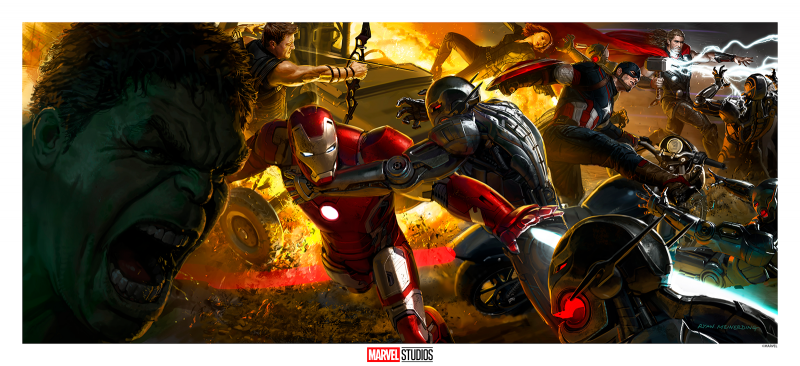 Avengers: Age of Ultron Concept Art Art Print by Grey Matter Art