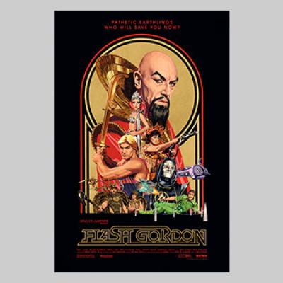 Flash Gordon Foil Variant art print