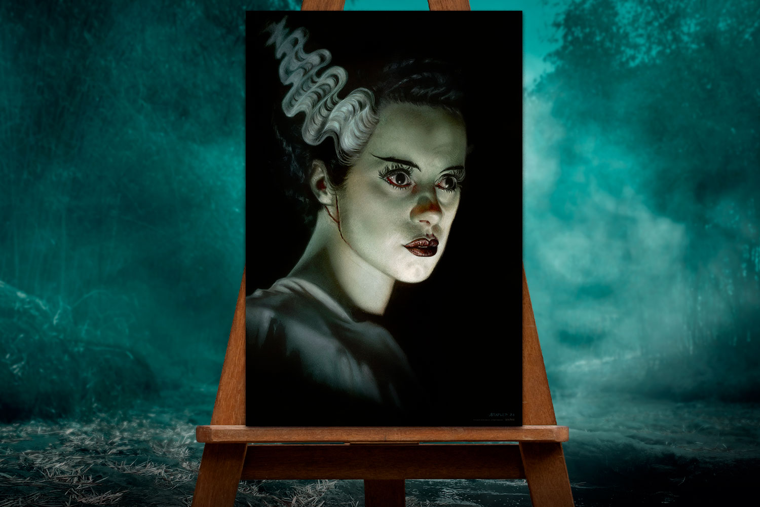 Vice Press Universal Monsters Bride of Frankenstein The Bride of Frankenstein Variant Art Print