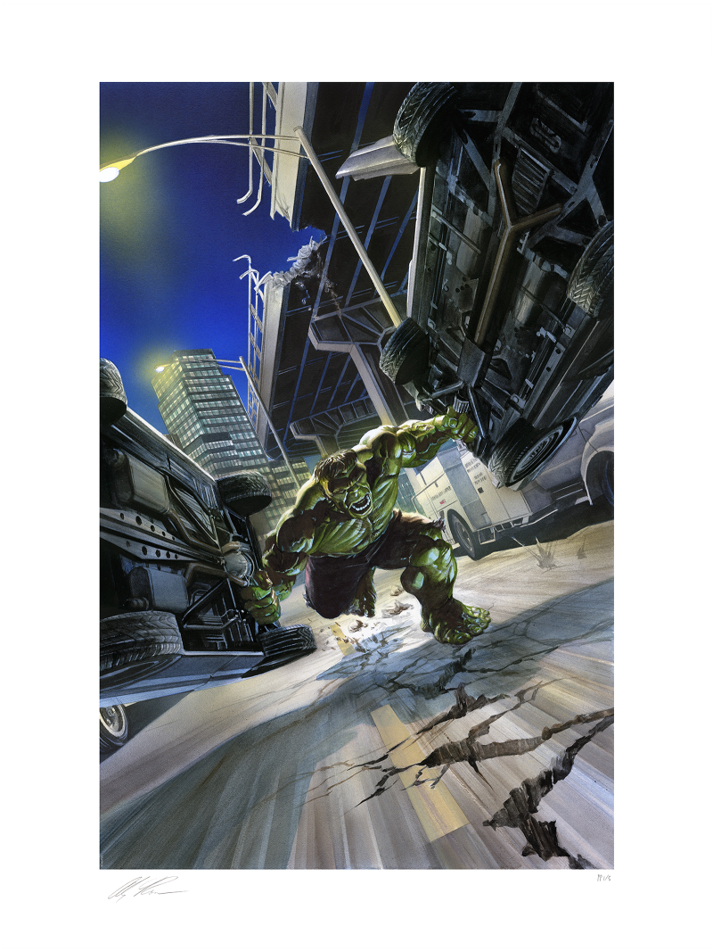 Hulk: Time of Death Art Print by Alex Ross Art