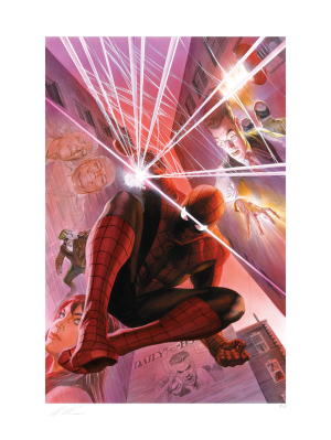 Marvel 75th Anniversary: Amazing Spider-Man #1 Fine Art Lithograph by Alex  Ross | Sideshow Collectibles