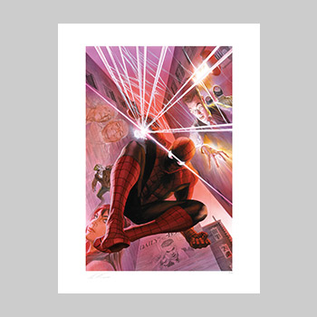 Marvel 75th Anniversary: Amazing Spider-Man #1 Fine Art Lithograph by Alex  Ross | Sideshow Collectibles
