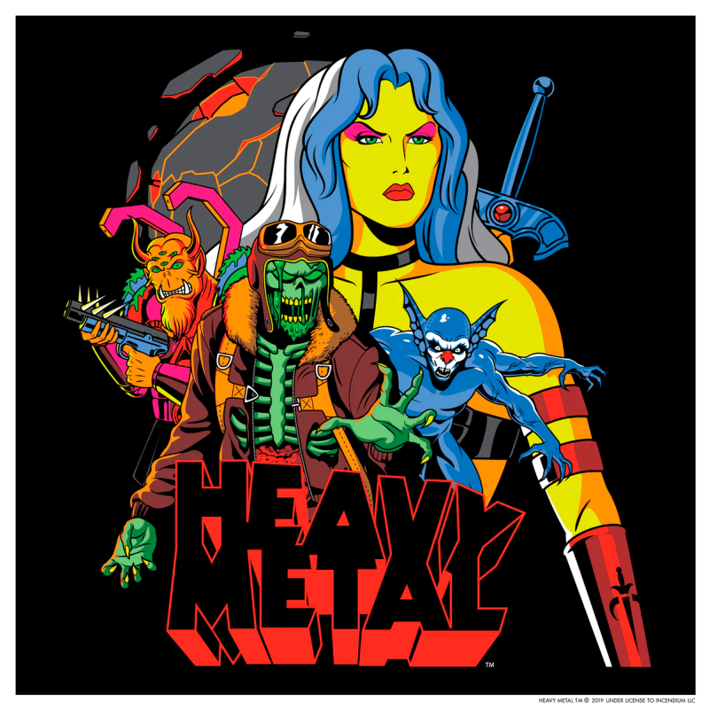 Heavy Metal 'Planet' Art Print by Incendium LLC