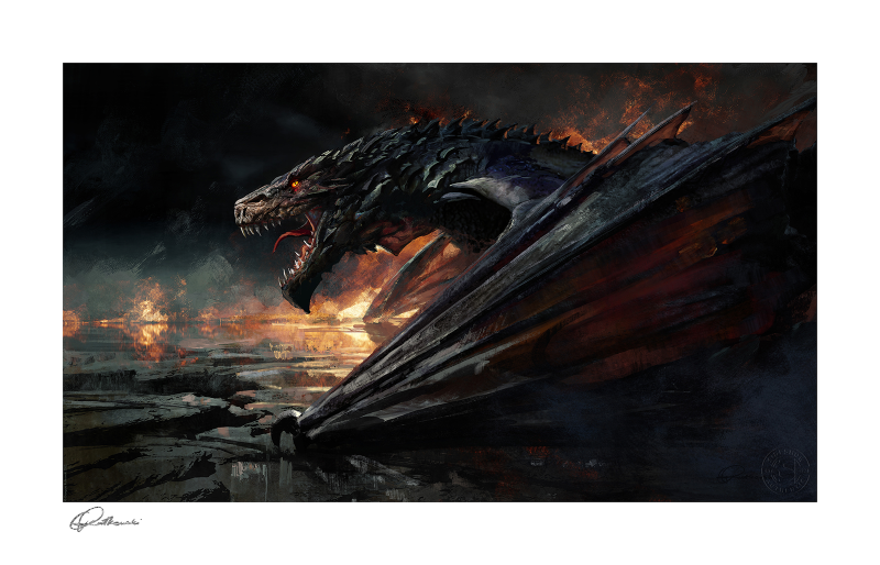 Dragon Cave 2 Art Print by Sideshow Collectibles