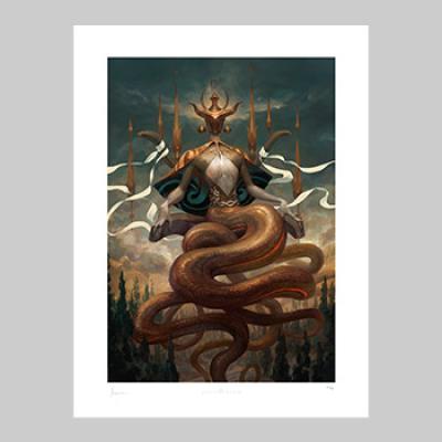 Kundaliel: Angel of Ophiuchus art print