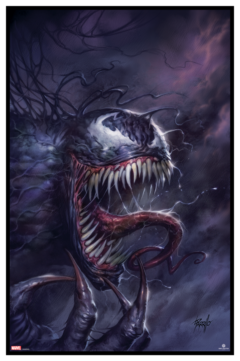 Venom #1 (Variant Edition) Art Print by Grey Matter Art
