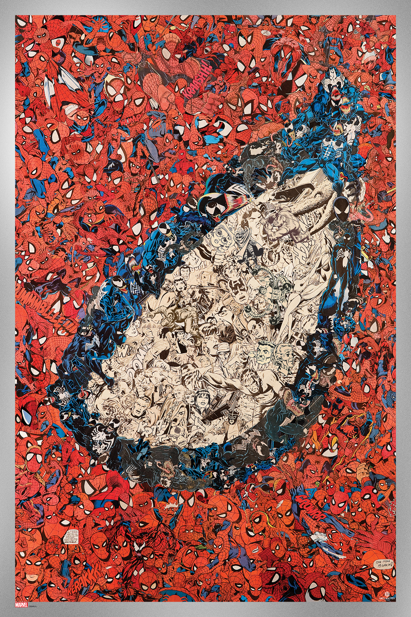 The Amazing Spider-Man #700 (Silver Metallic Variant Edition) Art Print by Grey Matter Art