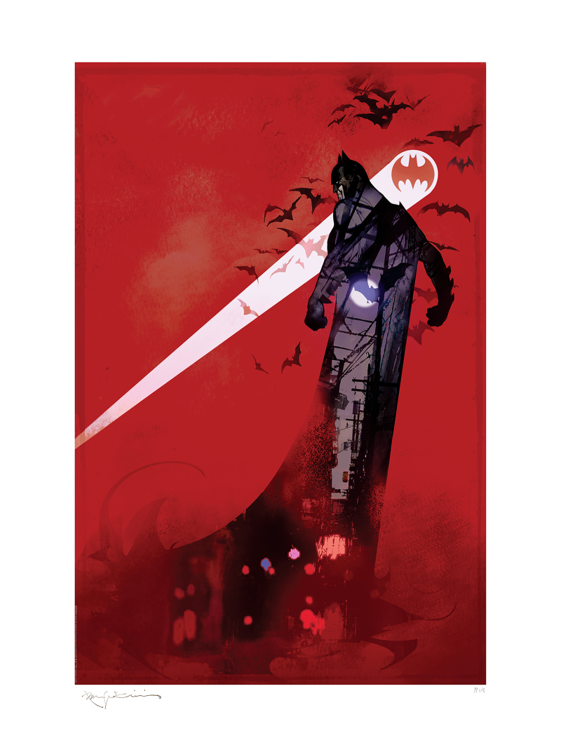 Signal the Bat Art Print by Bill Sienkiewicz