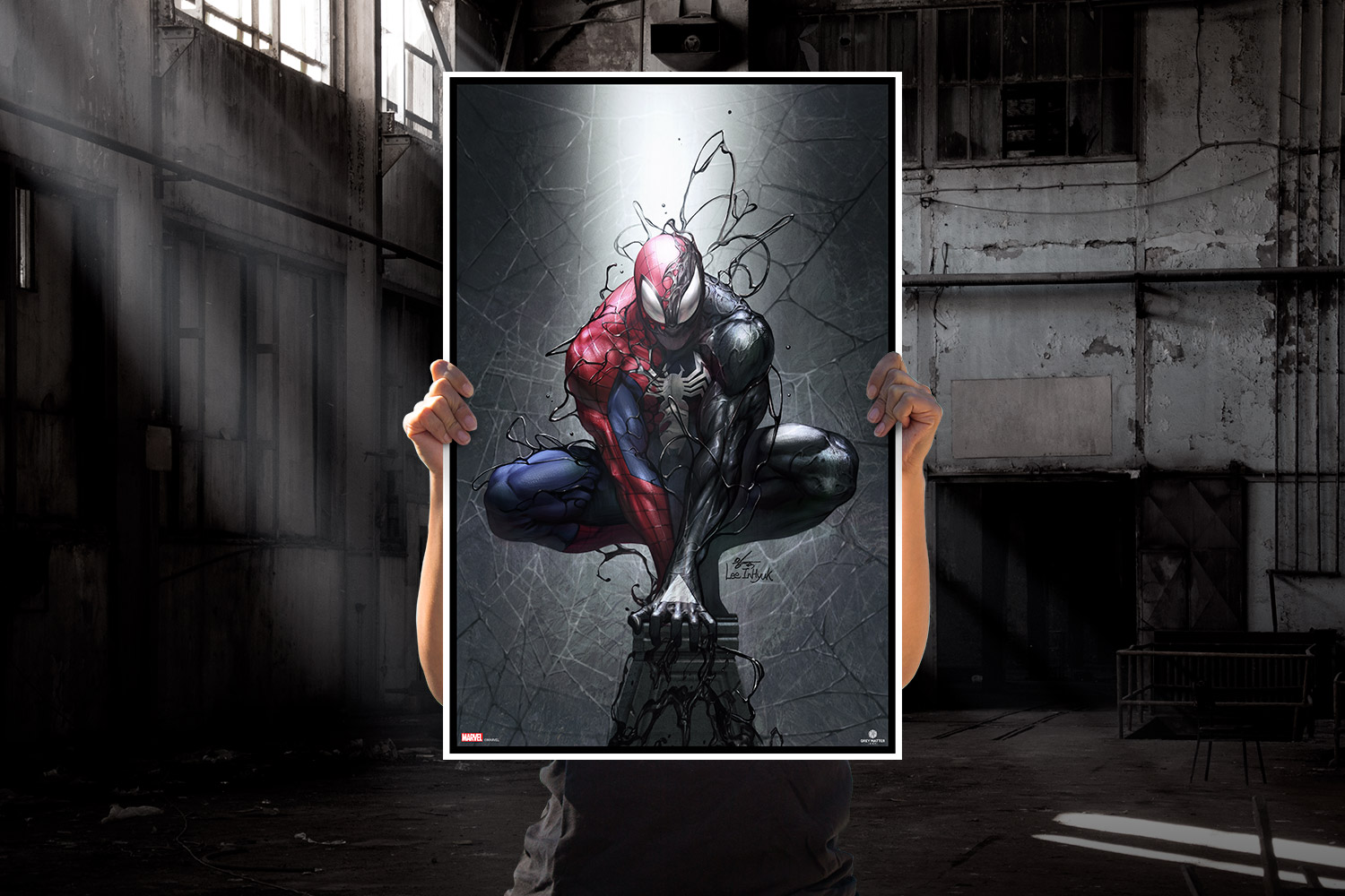 Grey Matter Art Marvel Spider-Man Symbiote Spider-Man #1 Art Print