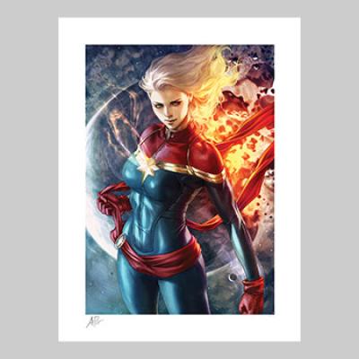 Captain Marvel art print