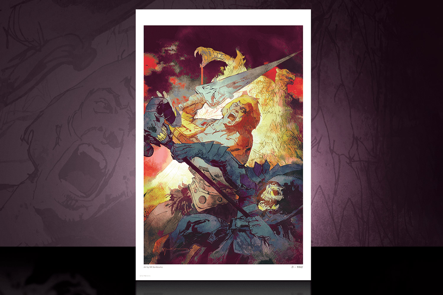Dark Horse Comics Masters of the Universe He-Man Masters of the Universe: Revelation Comic Series Art Print