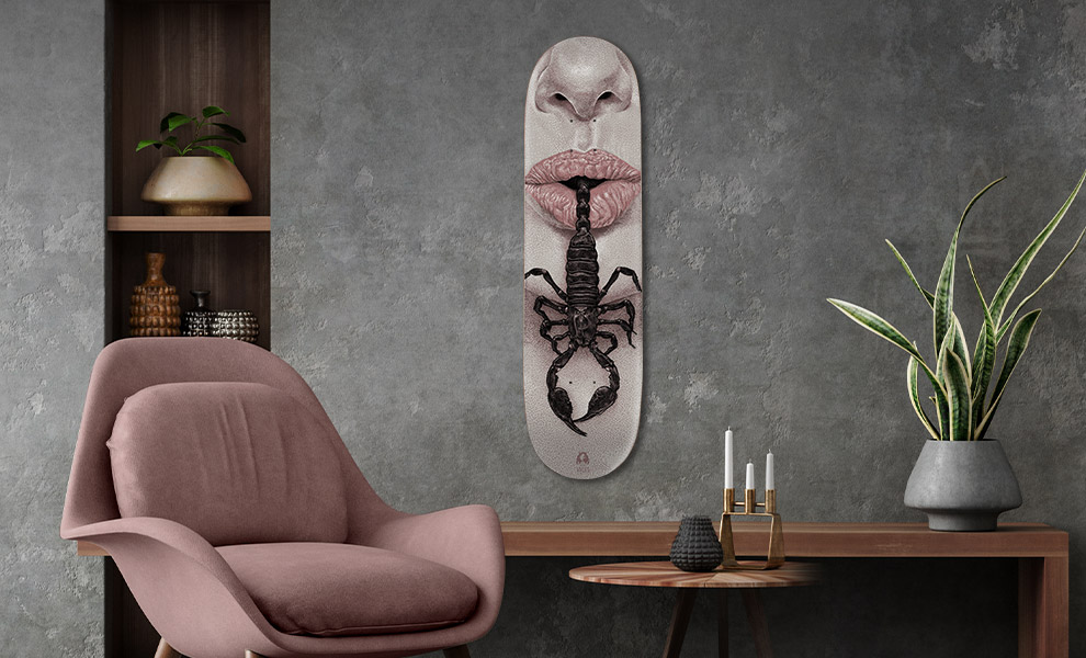Gallery Feature Image of Vices: Gossip Skateboard Deck - Click to open image gallery