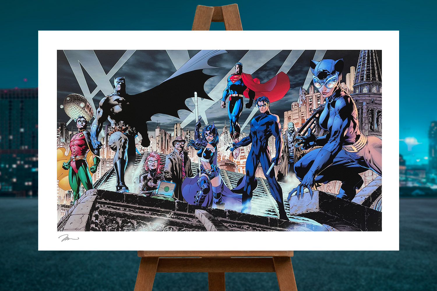 Clampett Studio Collections DC Comics Batman Heroes Art Print