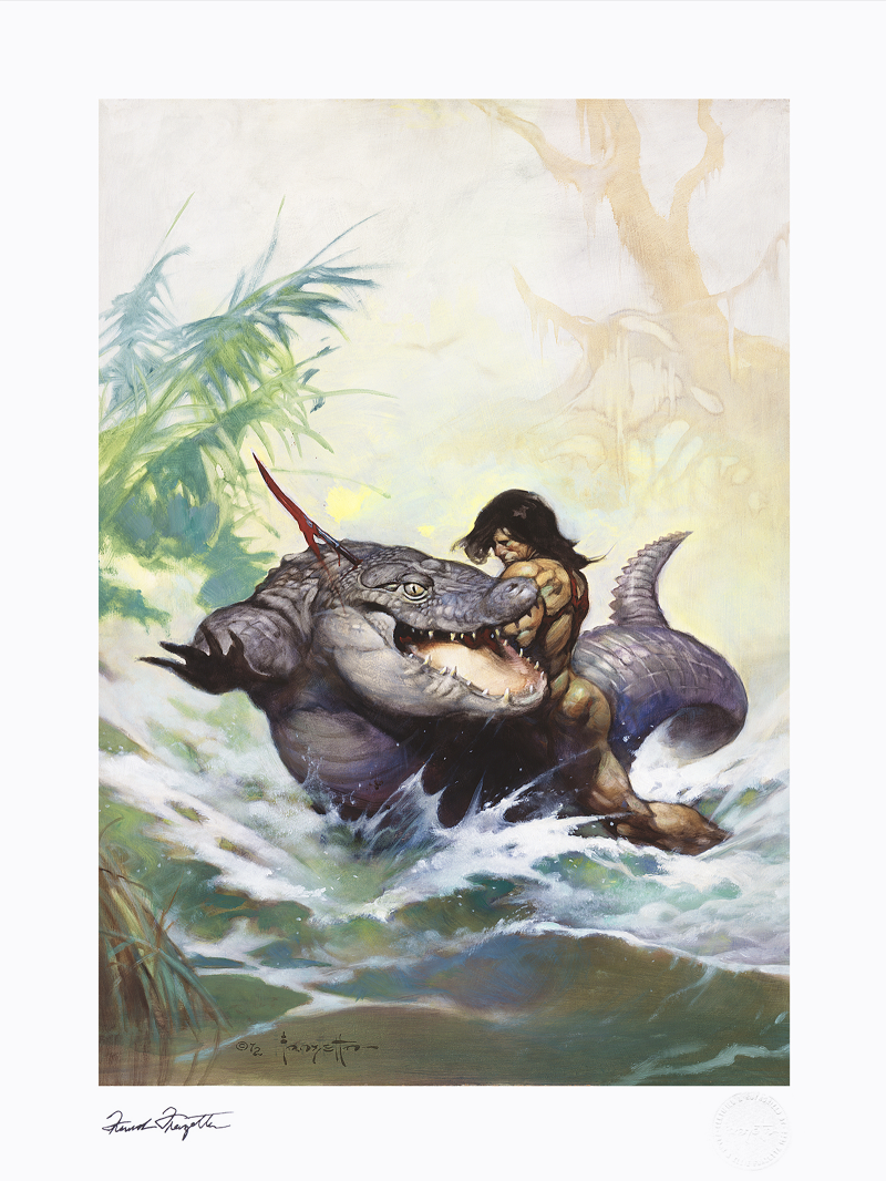 Monster Out of Time Art Print by Frazetta Jr. Enterprises