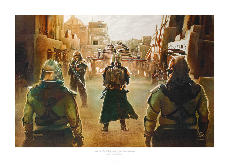 The Book of Boba Fett A New Challenge Art Print by Art Brand Studios