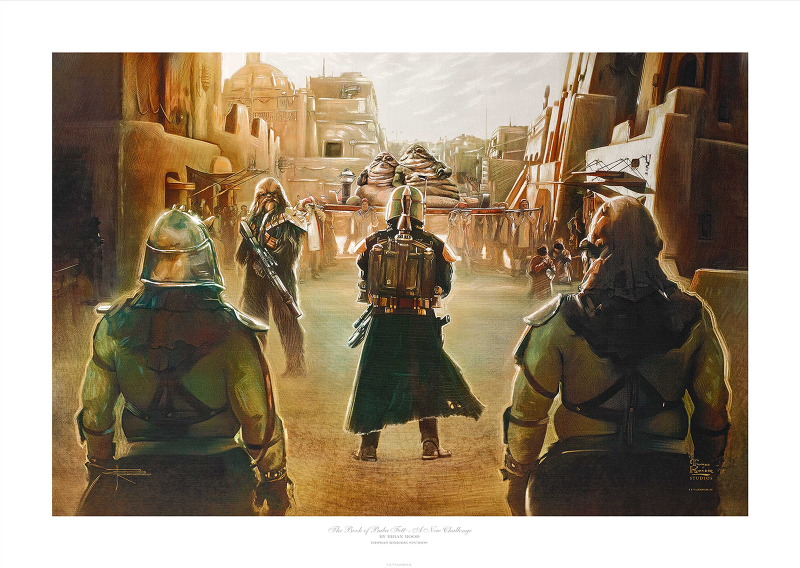 The Book of Boba Fett A New Challenge Art Print by Art Brand Studios
