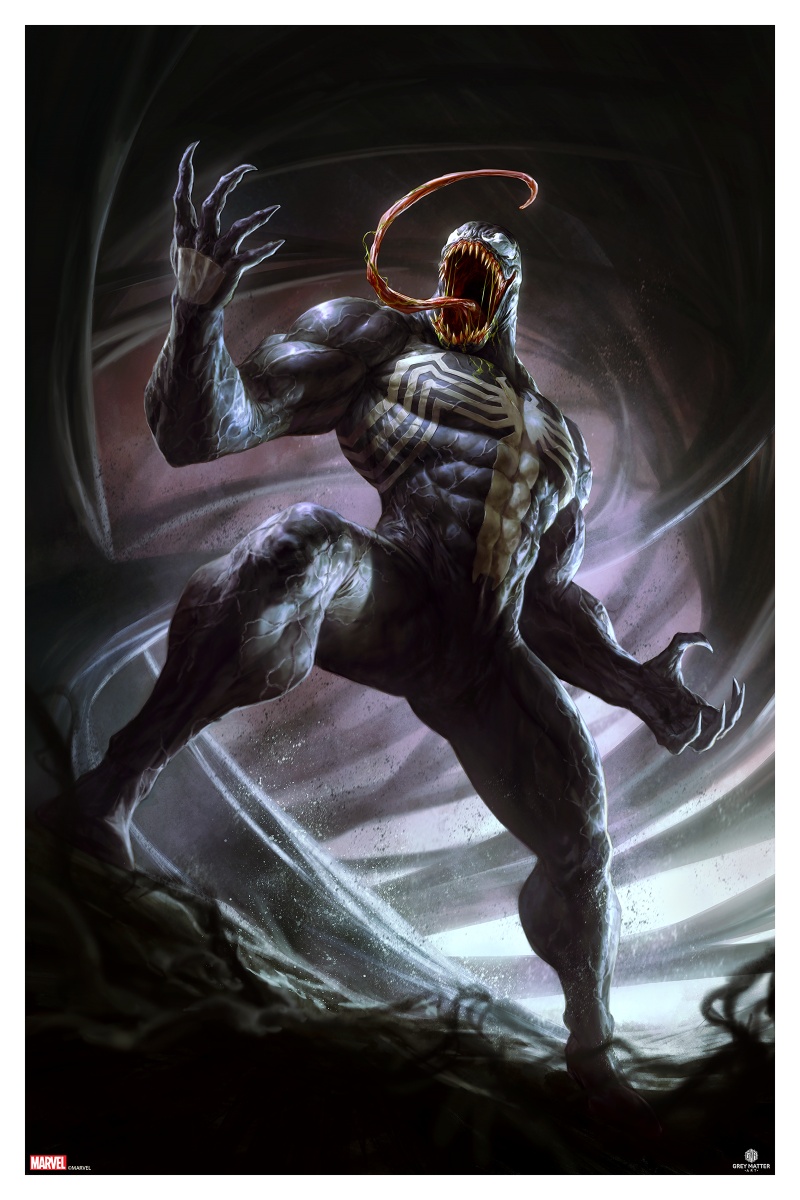 Venom #34 (Variant Edition) Art Print by Grey Matter Art