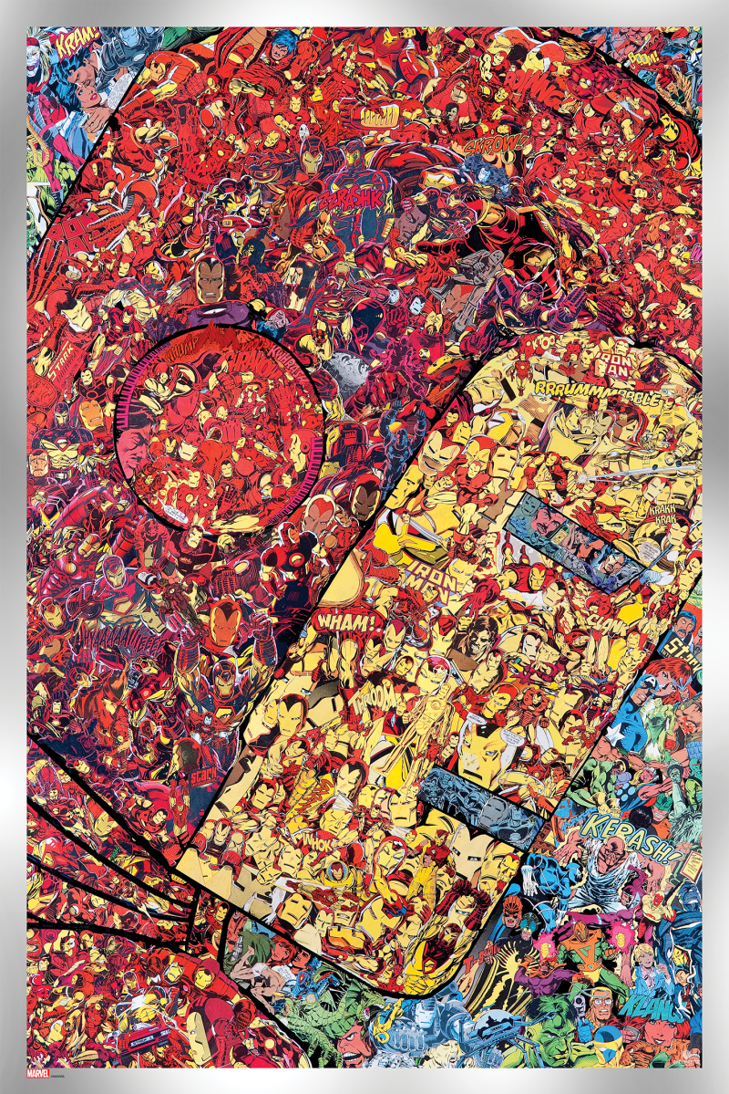 Iron Man #527 (Silver Metallic Variant Edition) Art Print by Grey Matter Art