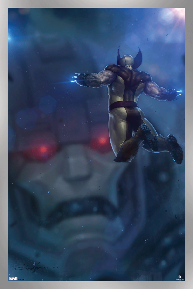 Wolverine #1 (Silver Metallic Variant Edition) Art Print by Grey Matter Art