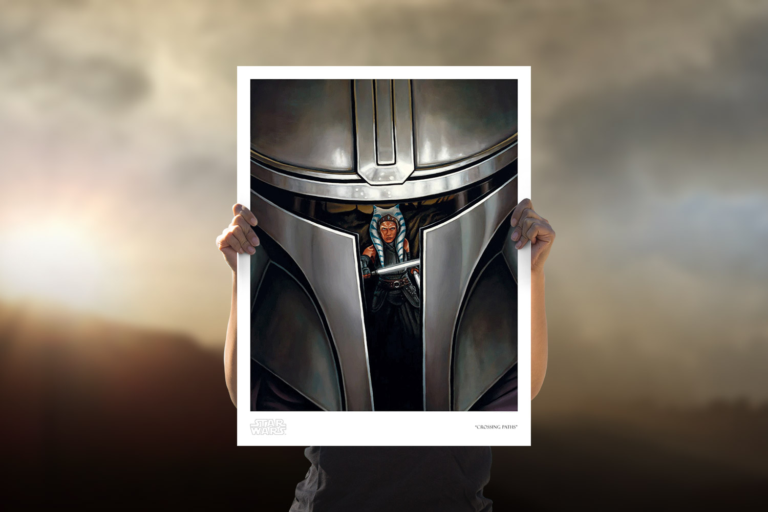Crossing Paths Star Wars Art Print
