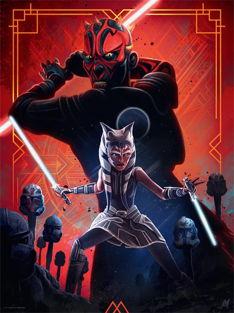 The Dark Duel Art Print by ACME Archives