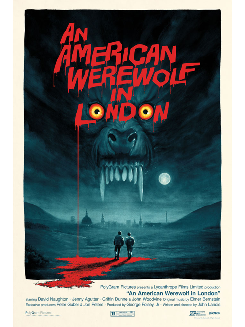 An American Werewolf In London Art Print by Vice Press