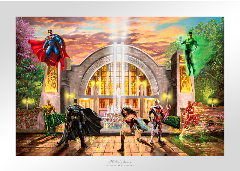Hall of Justice Art Print by Art Brand Studios